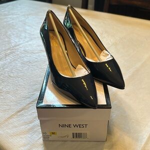 NIB Nine West Xeena Kitten Heel Pointy Toe Pumps